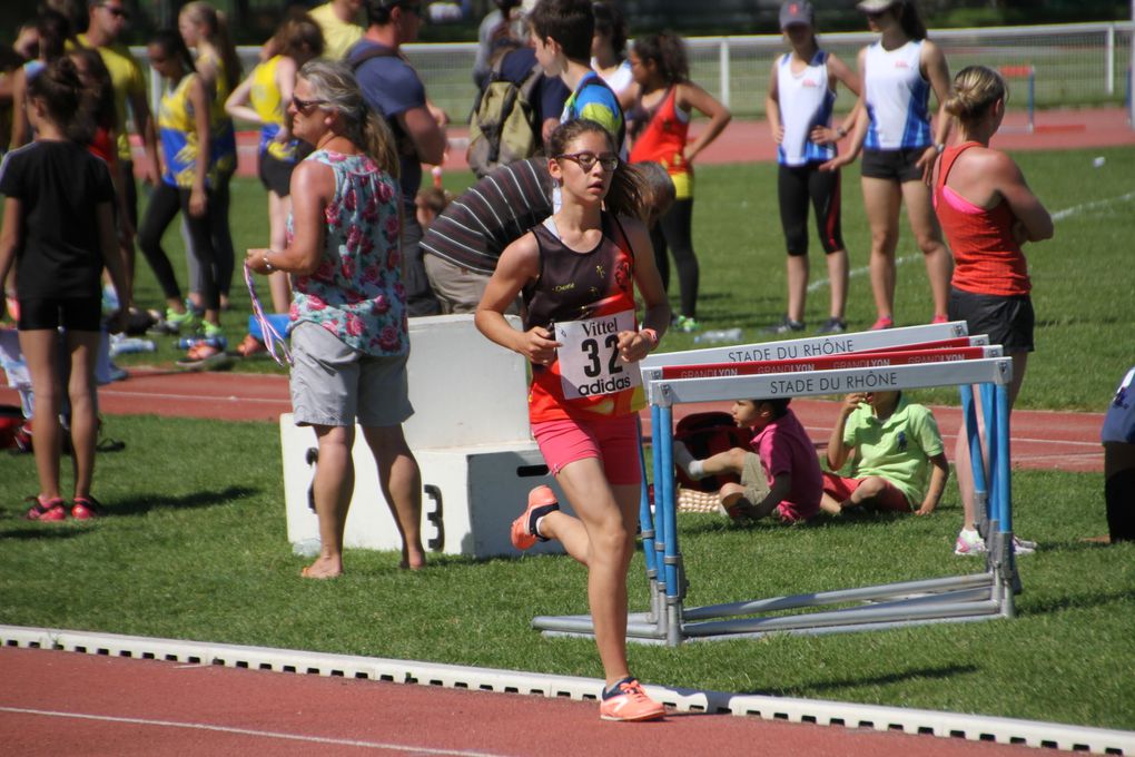 Camille Moulard et Marion Peju médaillées aux championnats du Rhône minimes