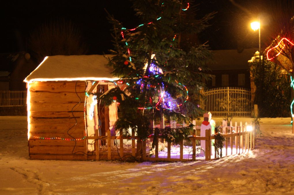 les décorations de noel de jour comme de nuit, une vraie féerie !!!