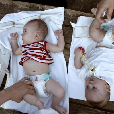 Des substances toxiques détectées dans (presque toutes) les couches bébé