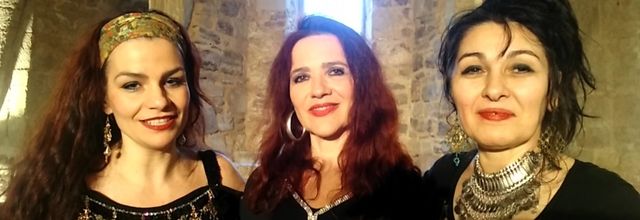 sibylles trio, un trio de femmes d'origines différentes sur un répertoire de chants traditionnels issus de la grande méditerranée