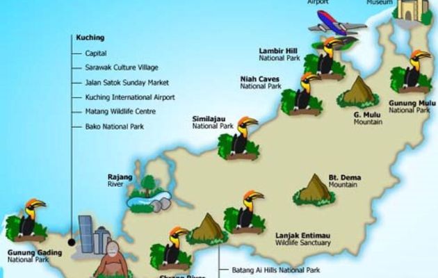 BONUS: Borneo / overview of several National Parks in Sarawak