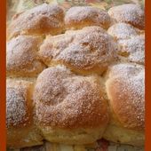 Brioche au fromage blanc. - Oh, la gourmande..