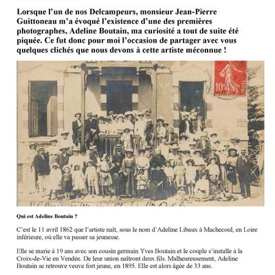 Les cartes postales d’Adeline Boutain