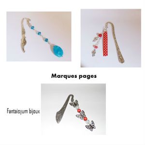 Marques pages et cristal de swarowski