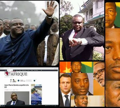 RDCongo Kinshasa Eningani Pona Jean-Pierre Bemba Gombo acquitté par le CPI