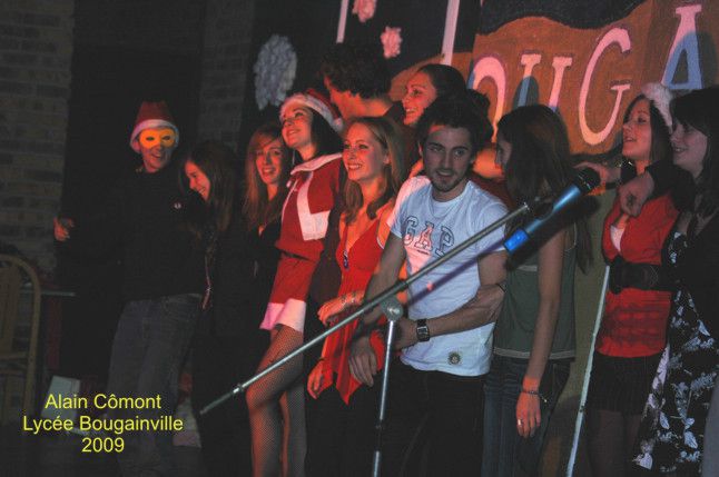 Le Lycée Bougainville en délire à l'occasion de la traditionnelle fête de Noël.