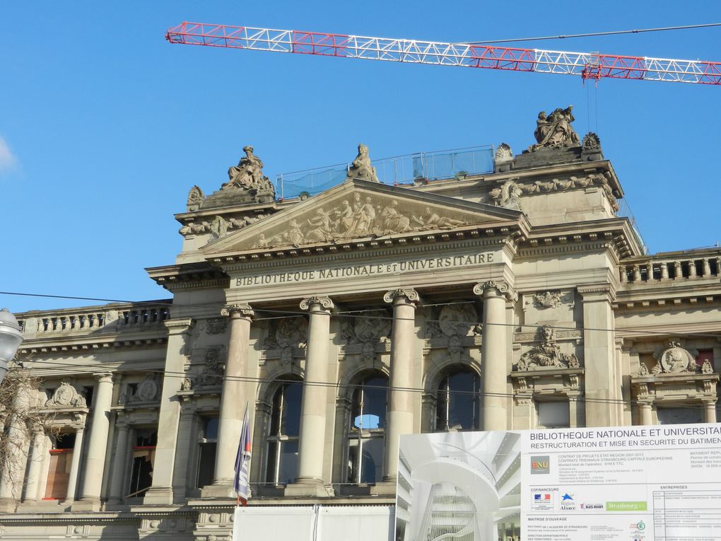 Institutions Européennes, Place Broglie, Quartier de la foire, Jardin des deux rives. Place de la République.