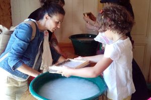 Sortie des Gs au moulin à papier de Couzes en Dordogne 