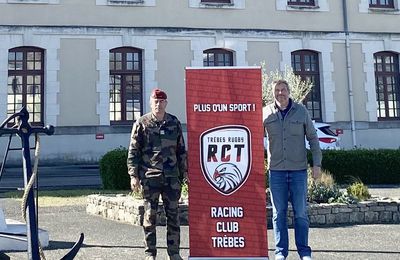 Des liens étroits entre le 3e RPIMa et le Rugby Club Trèbes