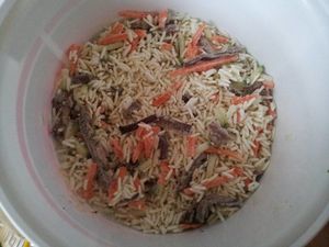 Paupiettes de veau aux champignons et riz ( cookeo)