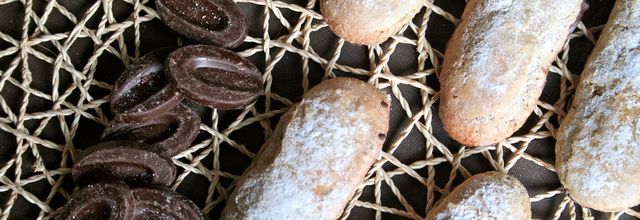 Biscuit léger dit à la cuillère au chocolat extra noir