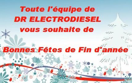 DR ELECTRODIESEL vous souhaite de bonnes fetes de fin d'années