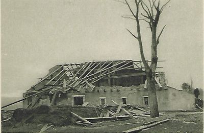 La Chaux-de-Fonds - Le Cyclone du 12 Juin 1926 - Ferme Leuba détruite La Sombaille