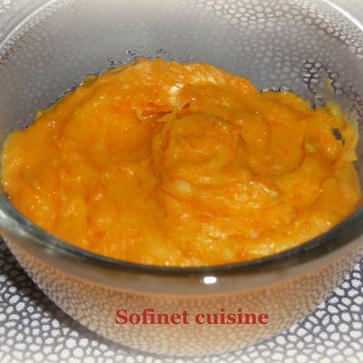 Purée pomme de terre carotte au Thermomix