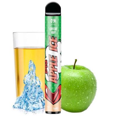 Test - Vape pen - Apple Ice de chez Cristal Puff