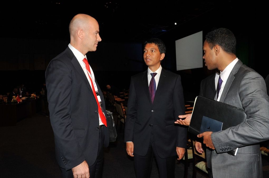 Le Président Andry Rajoelina au Forum Mondial de l'Energie 2012 à Dubaï, organisé par l'ONU. Photos: Harilala Randrianarison