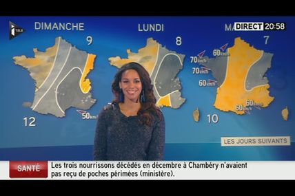 [EN CE MOMENT] ALICIA FALL pour LA MÉTÉO d'i>télé