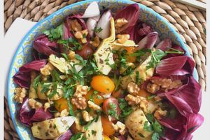 Salade d'endives rouges " carmine "