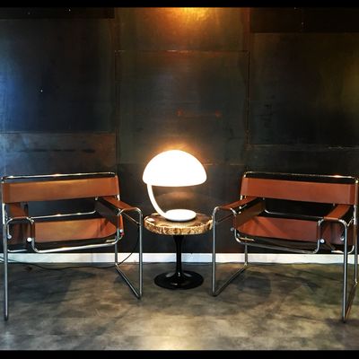 •••••••••••••VENDU•••••••••••Paire de fauteuils Wassily B3 Marcel Breuer 