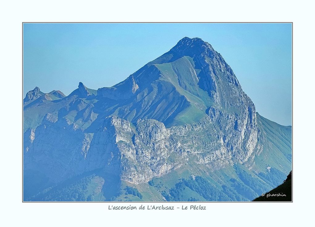 L'ascension de l'Arclusaz avec Jing, Julie et Olivier