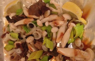 Recette : Mix Grill de champignons japonais