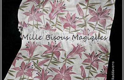 Handpainted scarves by Mille Bisous Magiques