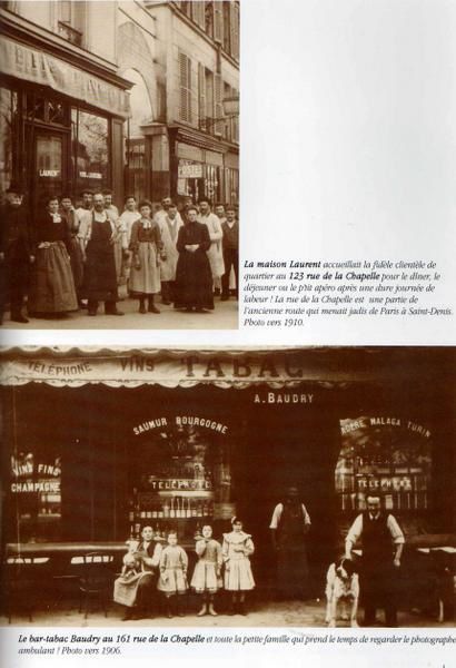Les rues de notre quartier La Chapelle au début du XXème siècle.
