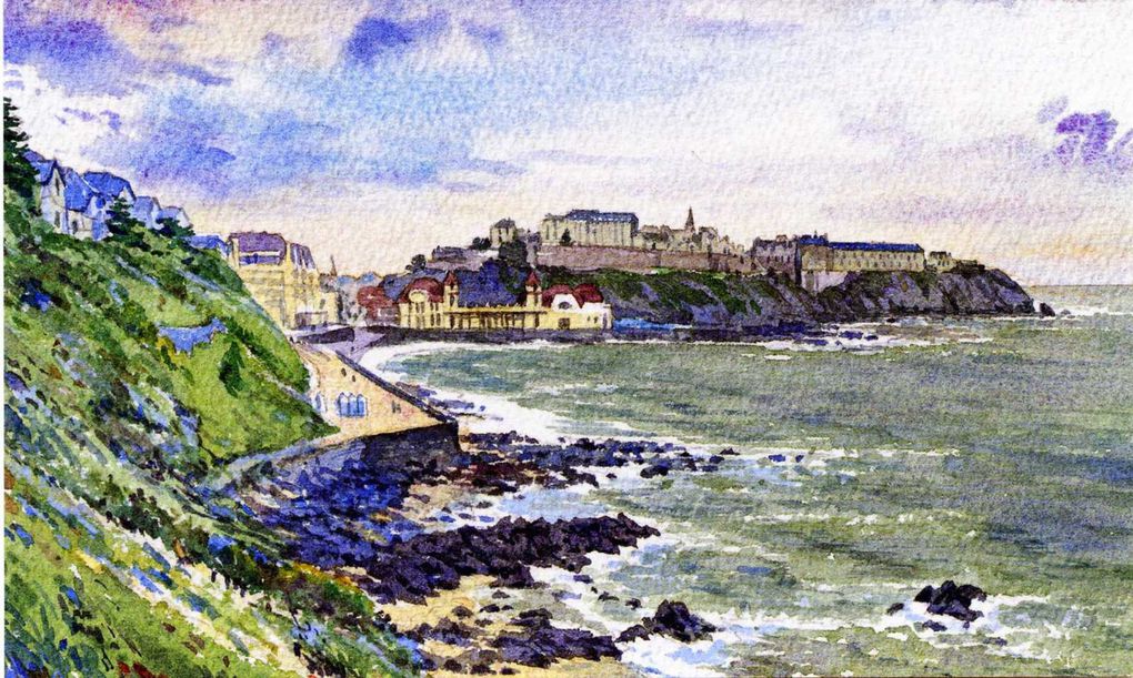 La côte normande en aquarelles / ARTS PLASTIQUES / ALAIN VIGNERON