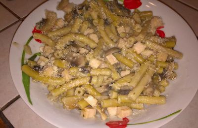 ONE POT PASTA POULET CHAMPIGNONS