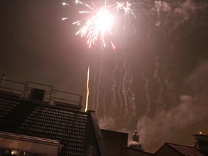 Nouvel an en Autriche : les feux d'artifices.