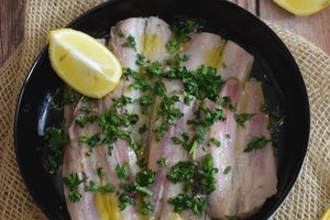 Filets de sardine marinés au citron