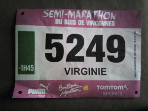 Semi-marathon de Vincennes Octobre 2017