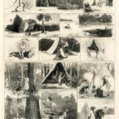 III. les bandes dessinée journalistiques du " graphic " et de l'" illustrated london news "