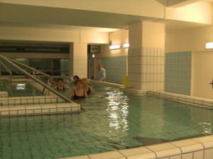 Aqua-gym dans la piscine du Centre Hospitalier
