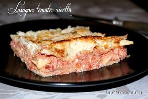 Lasagnes tomates ricotta