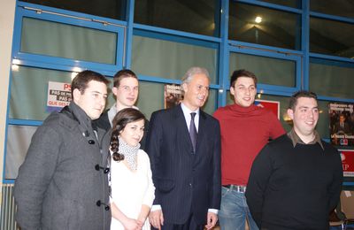 Georges Tron était à Besançon pour soutenir les candidats de l'union de la droite