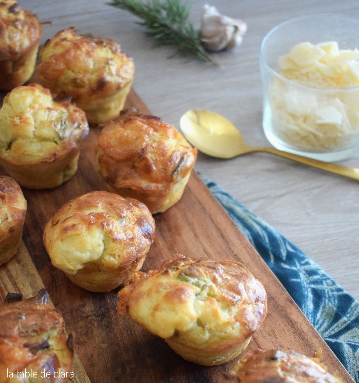 Muffins poireaux saumon fumé