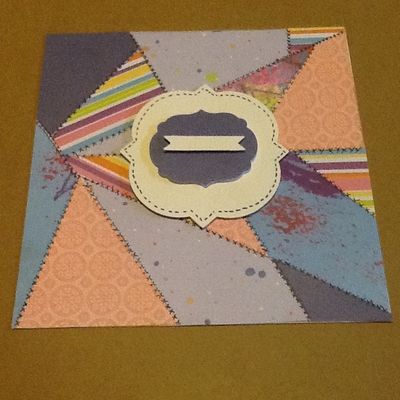 Crazy - ou Patchwork façon scrapeuse