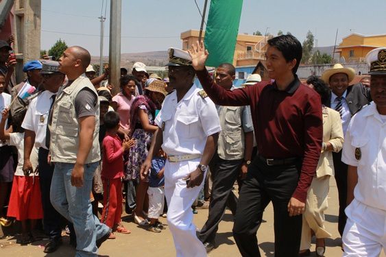 Vendredi 12 octobre 2012. Le Président Andry Rajoelina : première visite dans la Région Itasy (Soavinandriana, Analavory, Ampefy).