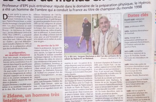 « Le tour du monde en ballon »: Jacques Devismes se raconte dans Var Matin