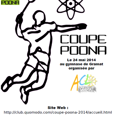 BAD - Coupe Poona 2014 le 24 mai au gymnase de Gramat