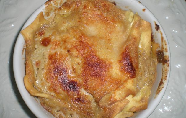 Lasagnes au foie gras et céleri rave