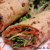 Wraps jambon, carotte et chèvre ww