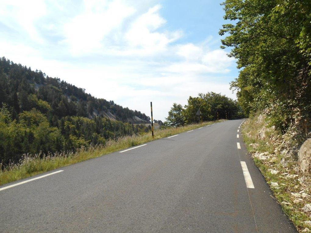 Cette montée "très boisée" est superbe, son revêtement refait l'an passé en fait une voie "royale" !