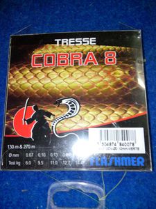 La tresse Cobra 8 de chez Flasmer
