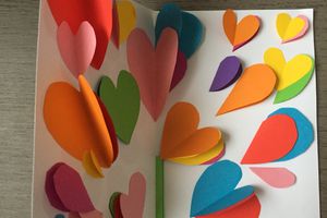 Carte diy coeur 