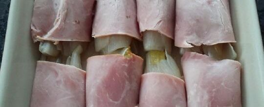 Endives au jambon.