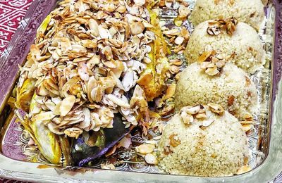 Dorade royale farcie au couscous