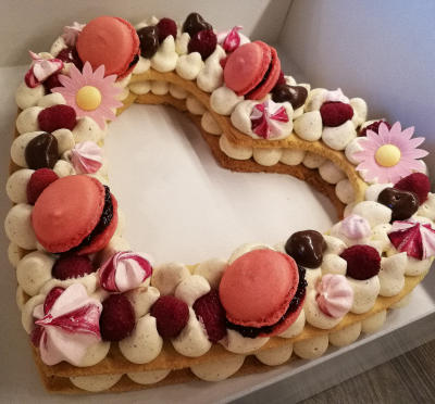 Heart Cake / Gâteau Coeur Saint-Valentin