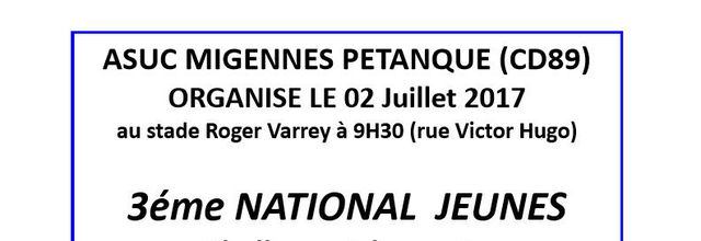 NATIONAL DE MIGENNES: Où sont passés les jeunes Bourguignons ?